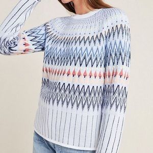 Anthropologie Libby Fair Isle Sweater